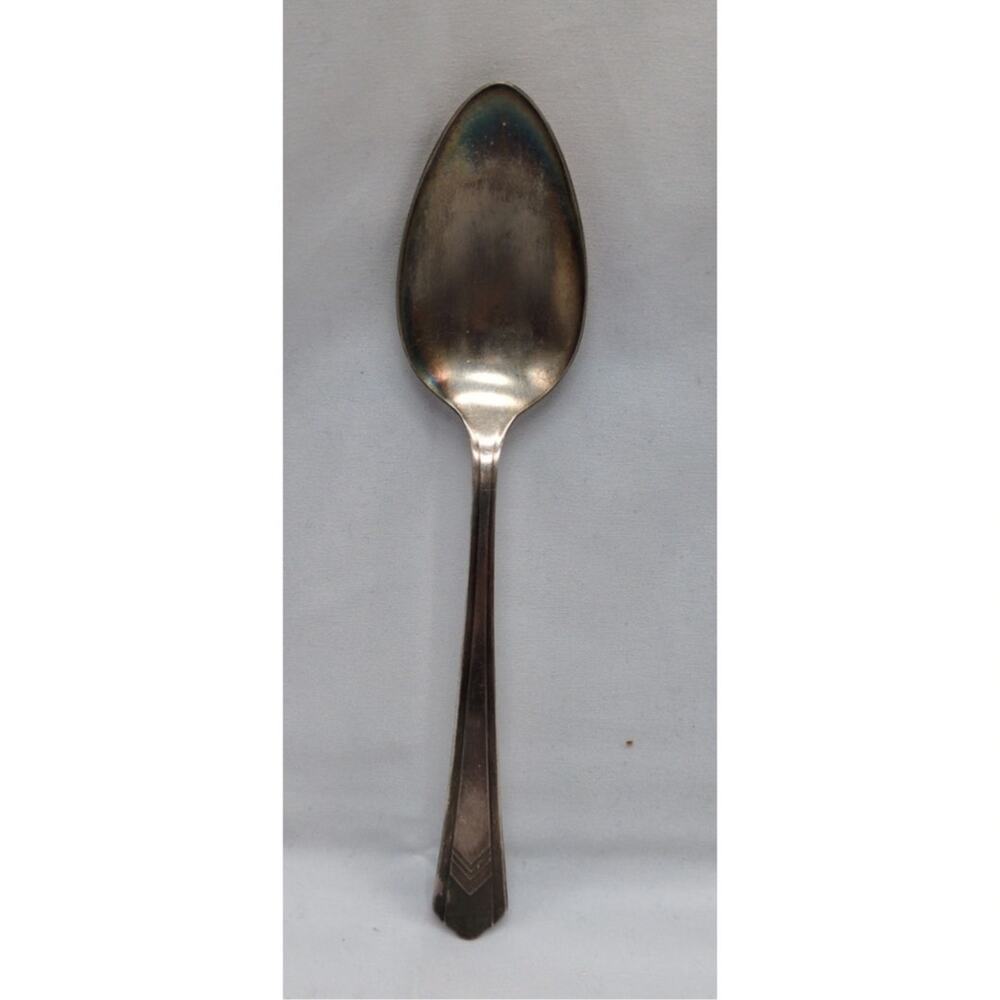 Imperial 1939 Silver Plate Tablespoon Wm Rogers International Silver Art Deco